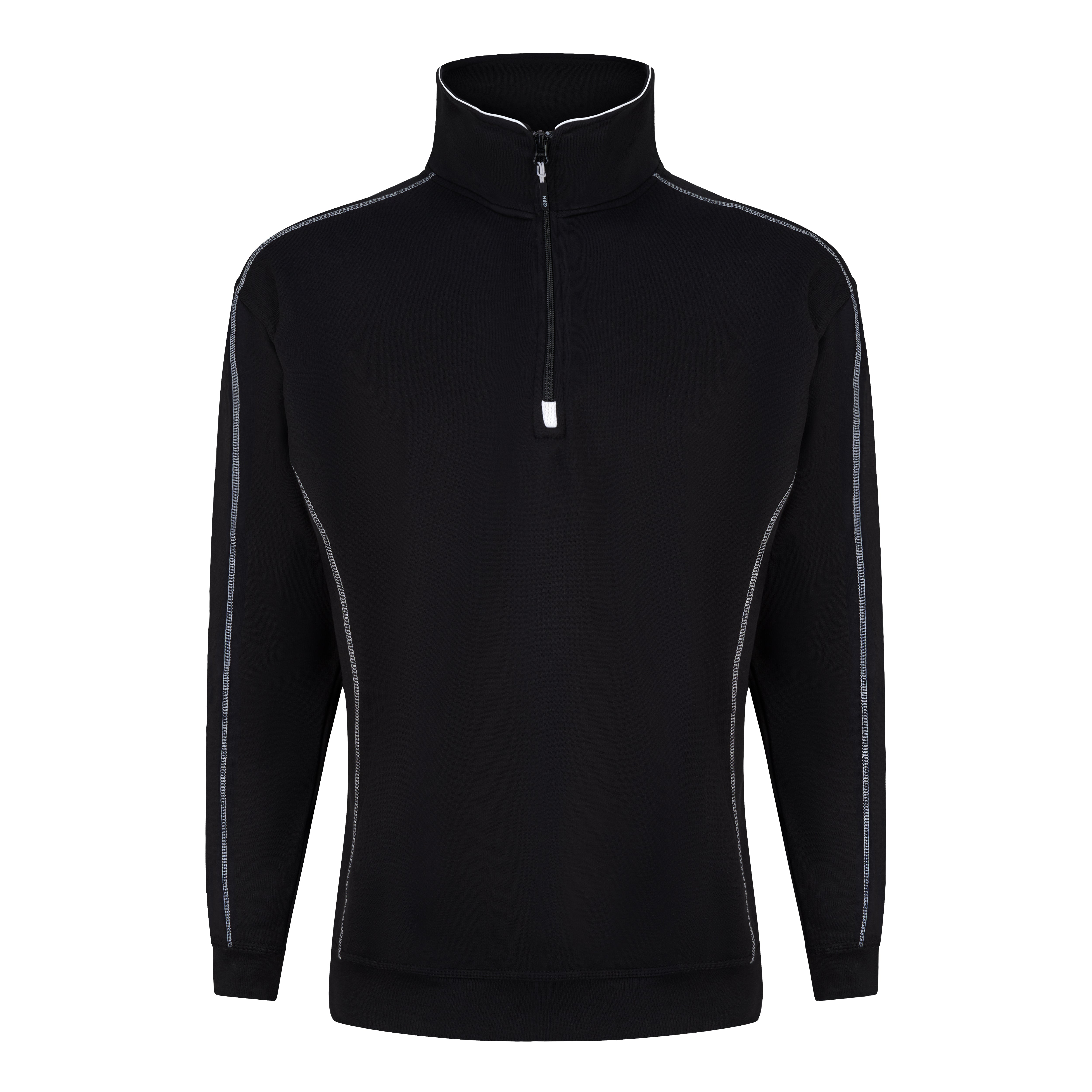 Crane Quarter Zip Sweatshirt - Black