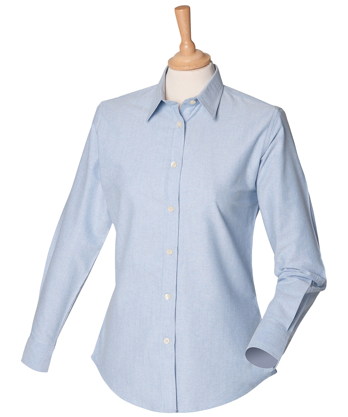 Women's classic long sleeve Oxford shirt - Blue