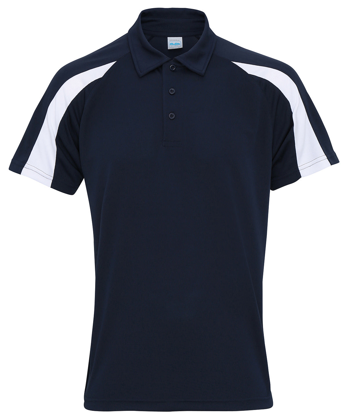 Contrast Cool Polo - French Navy/Arctic White