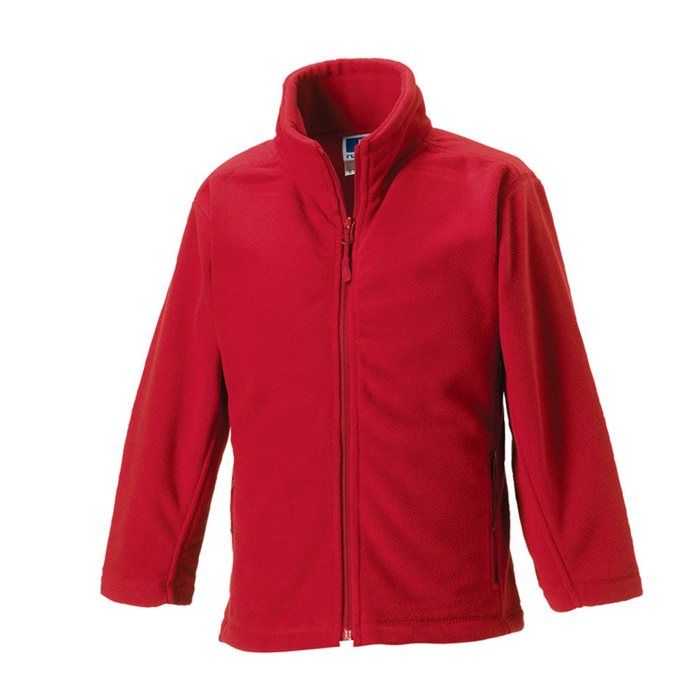 Russell Schoolgear Childrens Colours Full Zip Outdoor Fleece Jacket