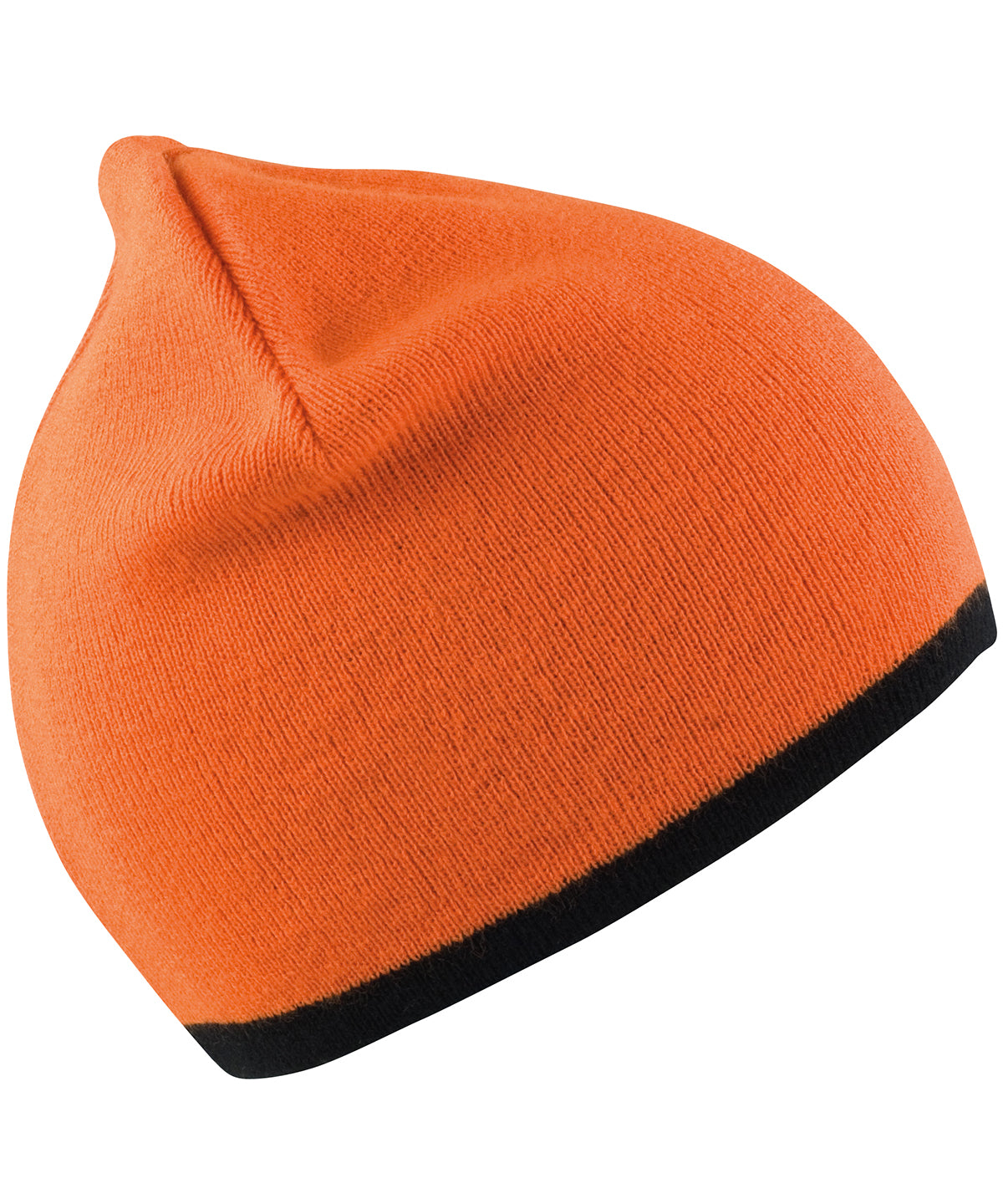 Reversible Fashion Fit Hat - Bright Orange/Black