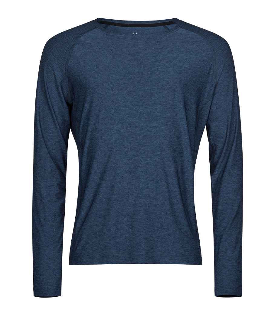 Tee Jays Long Sleeve CoolDry™ T-Shirt - Navy Melange