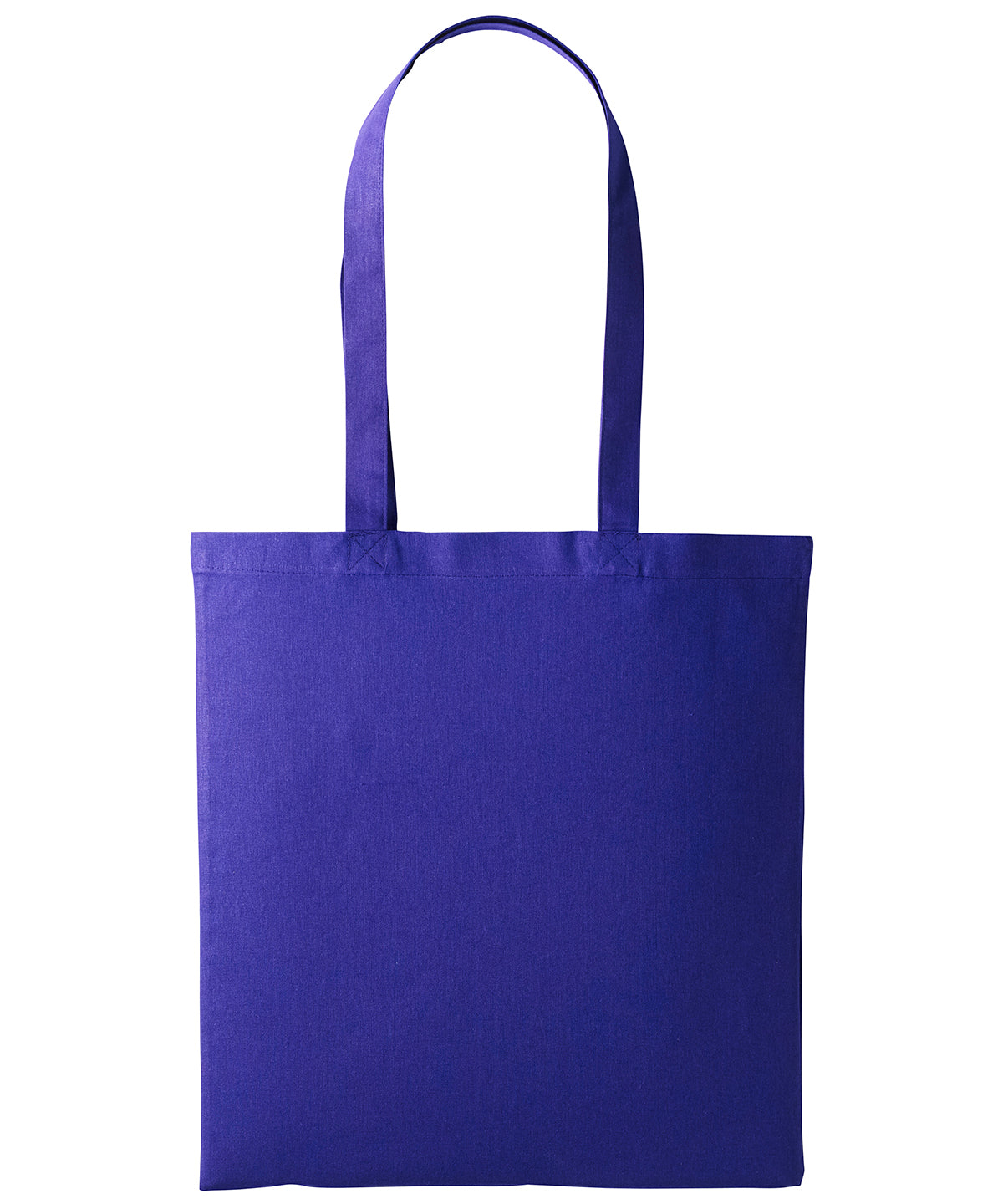 Cotton shopper long handle - Purple