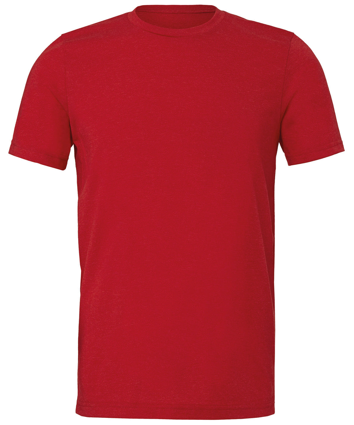 Unisex heather CVC short sleeve t-shirt - Heather Red