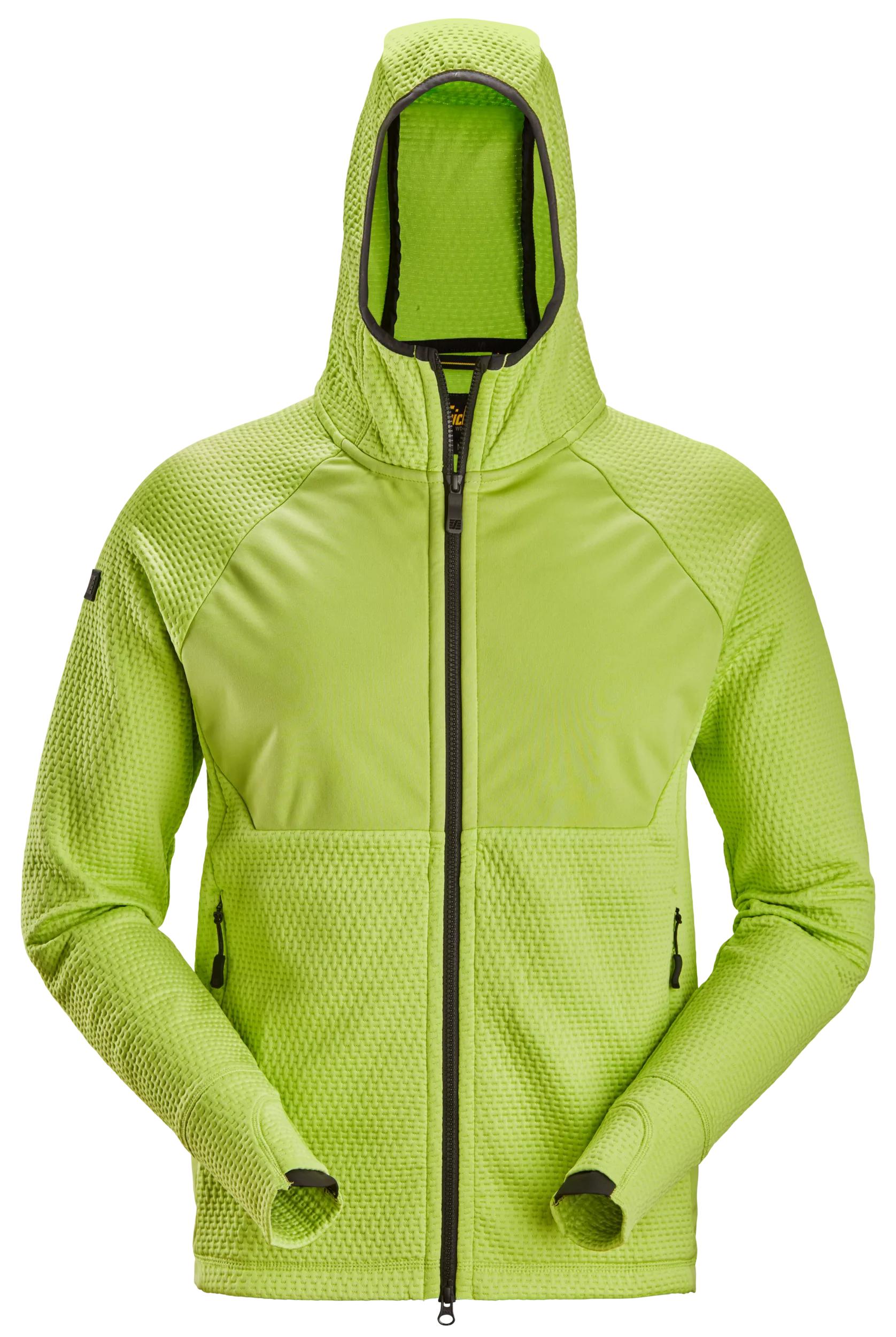 FlexiWork, Full-Zip Midlayer Hoodie - 2525 - Lime