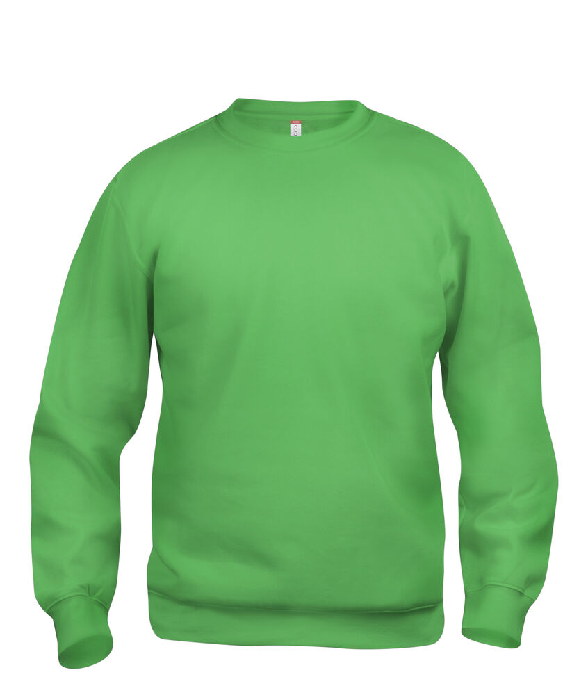 Basic Roundneck Sweatshirt - Apple Green