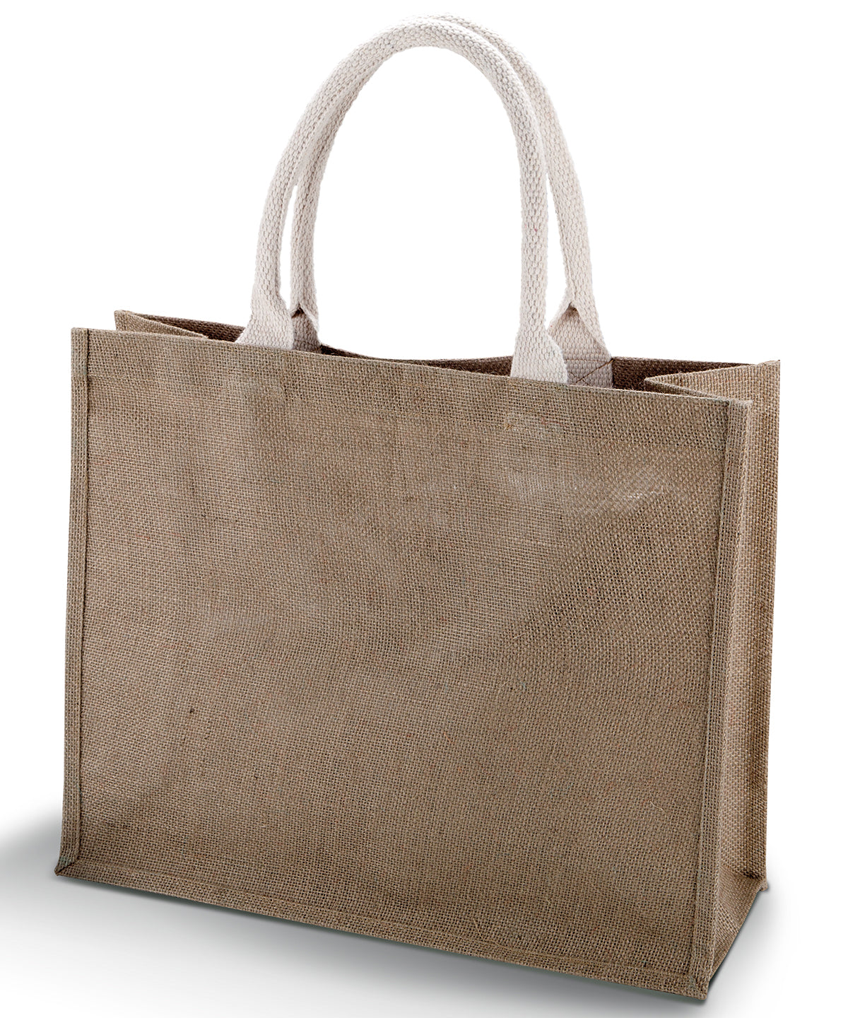 Jute beach bag - Cappuccino