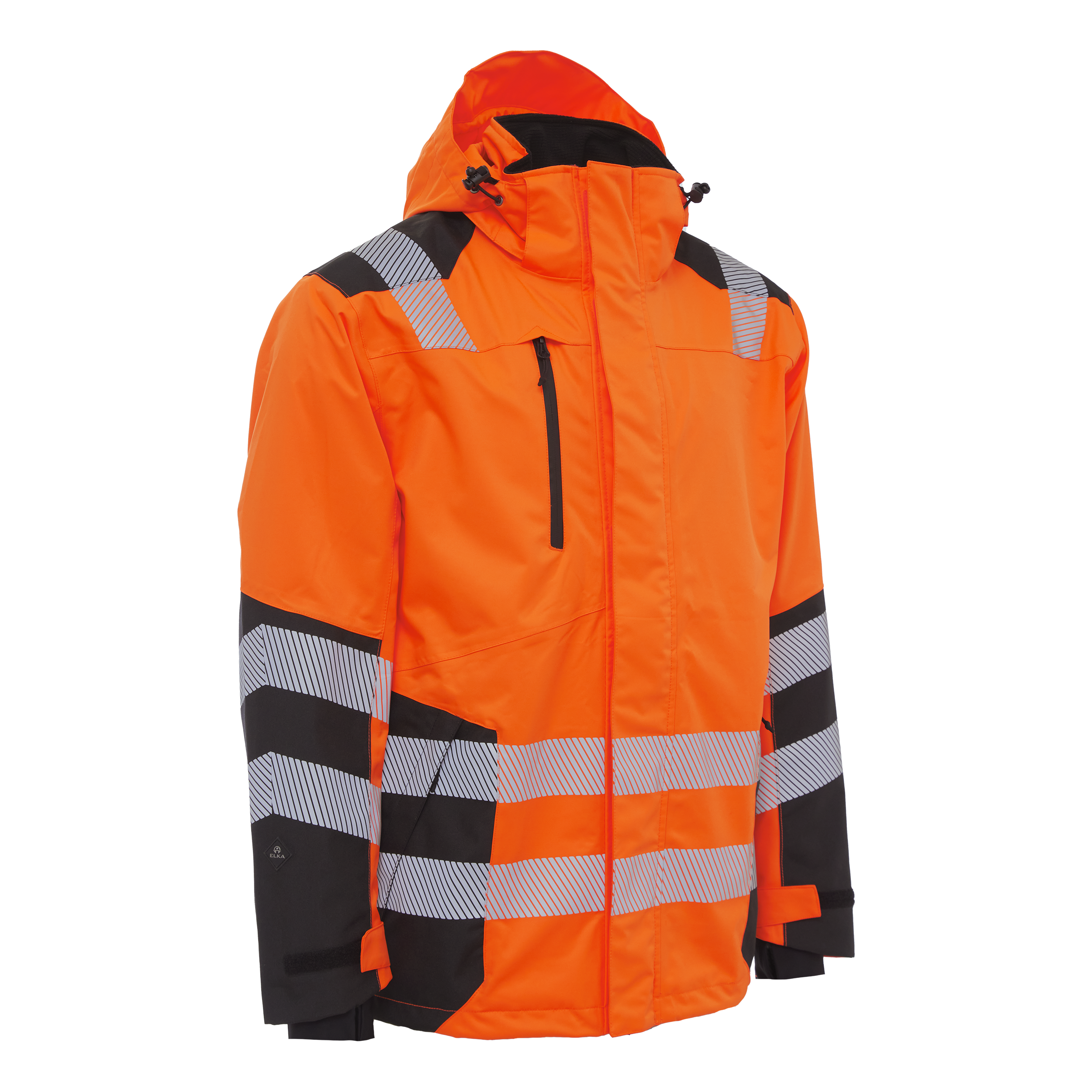 Visible Xtreme Recycled Jacket - Fl. orange/Black