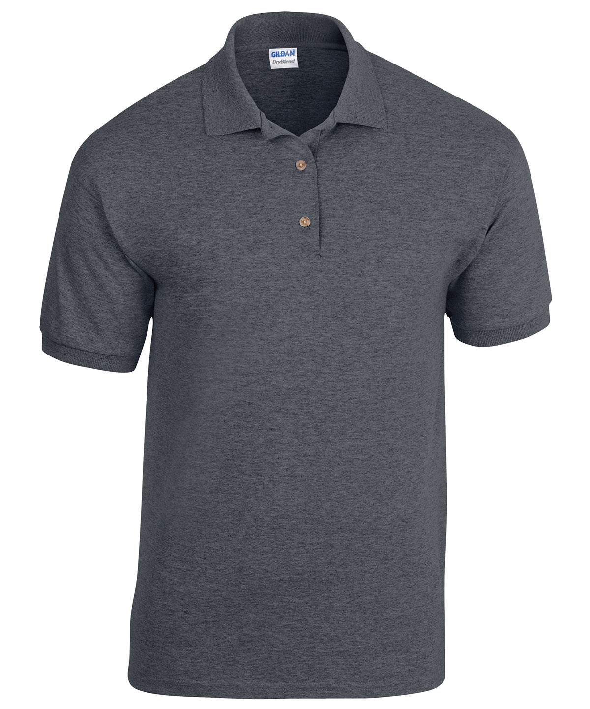 DryBlend® Jersey knit polo - Dark Heather