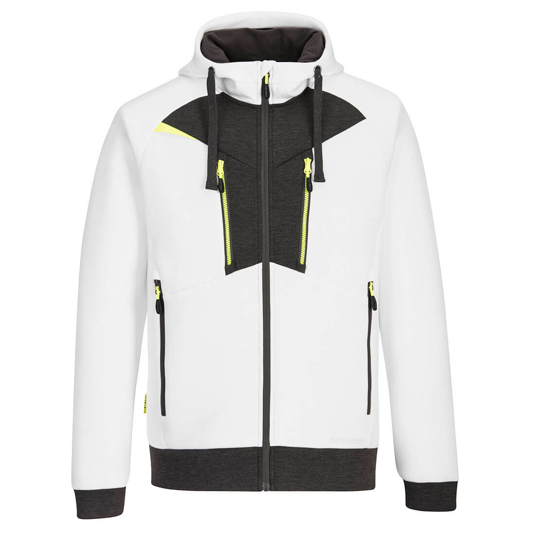 DX4 Zipped Hoodie - White