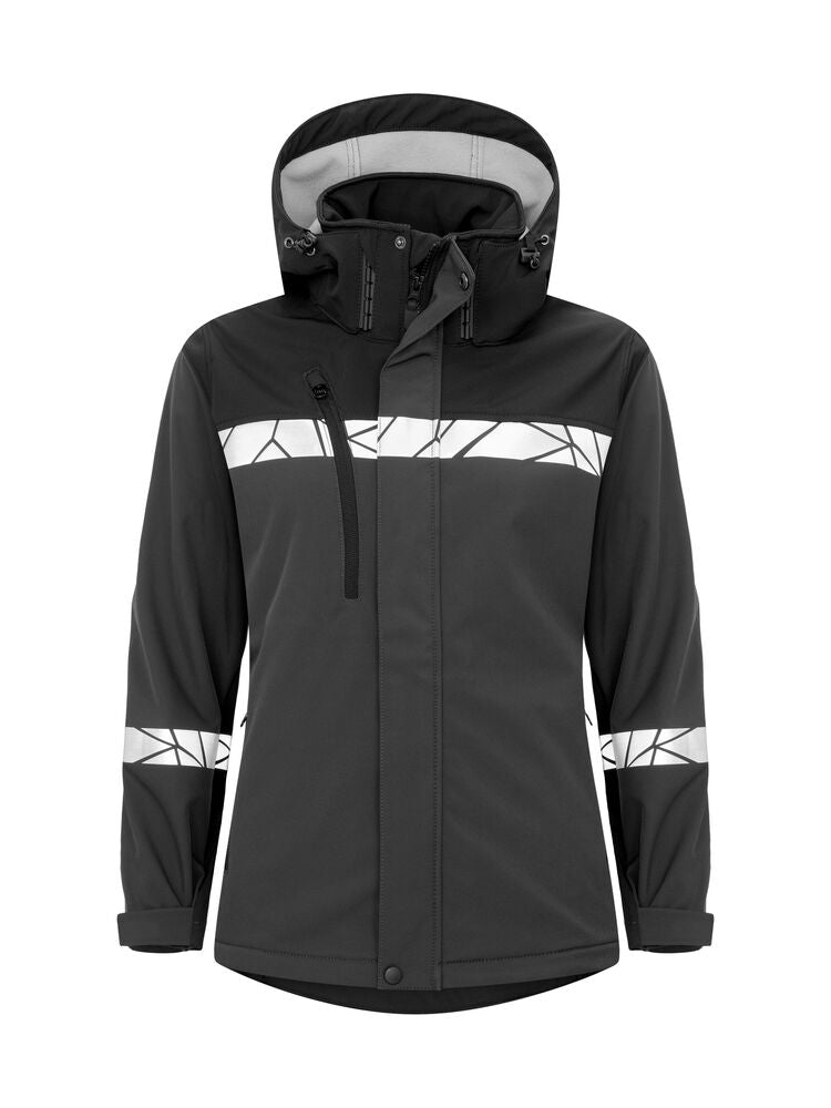 7417 SOFTSHELL JACKET WOMEN
7417 SOFTSHELL JACKET WOMEN 9910-VIZ - Grey/Black