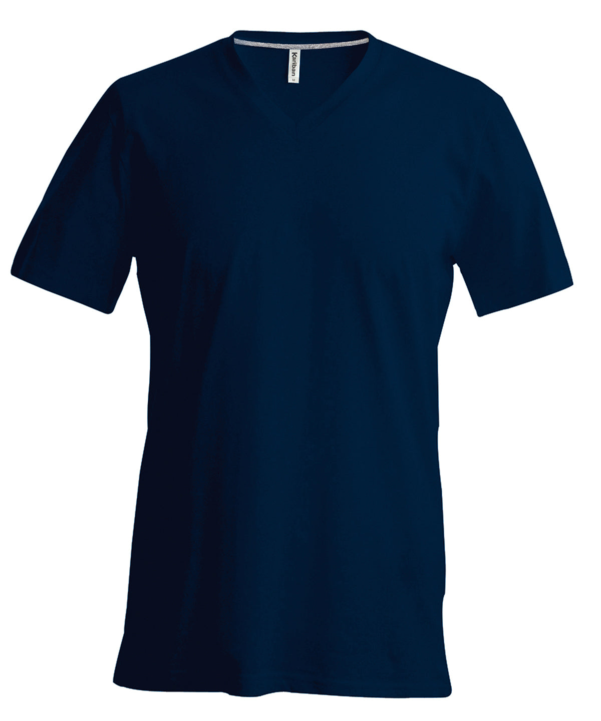 Men's short-sleeved V-neck T-shirt - Navy