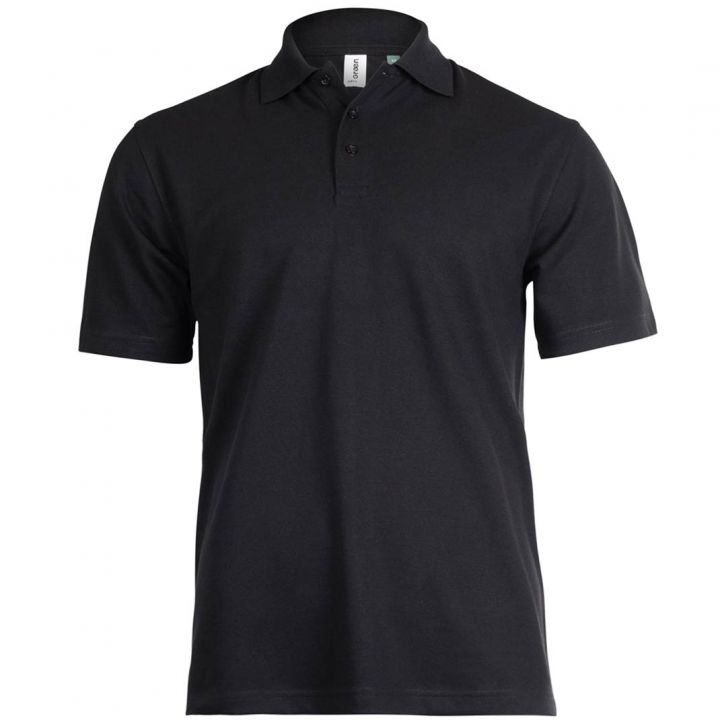 220GSM ECO POLOSHIRT - Black