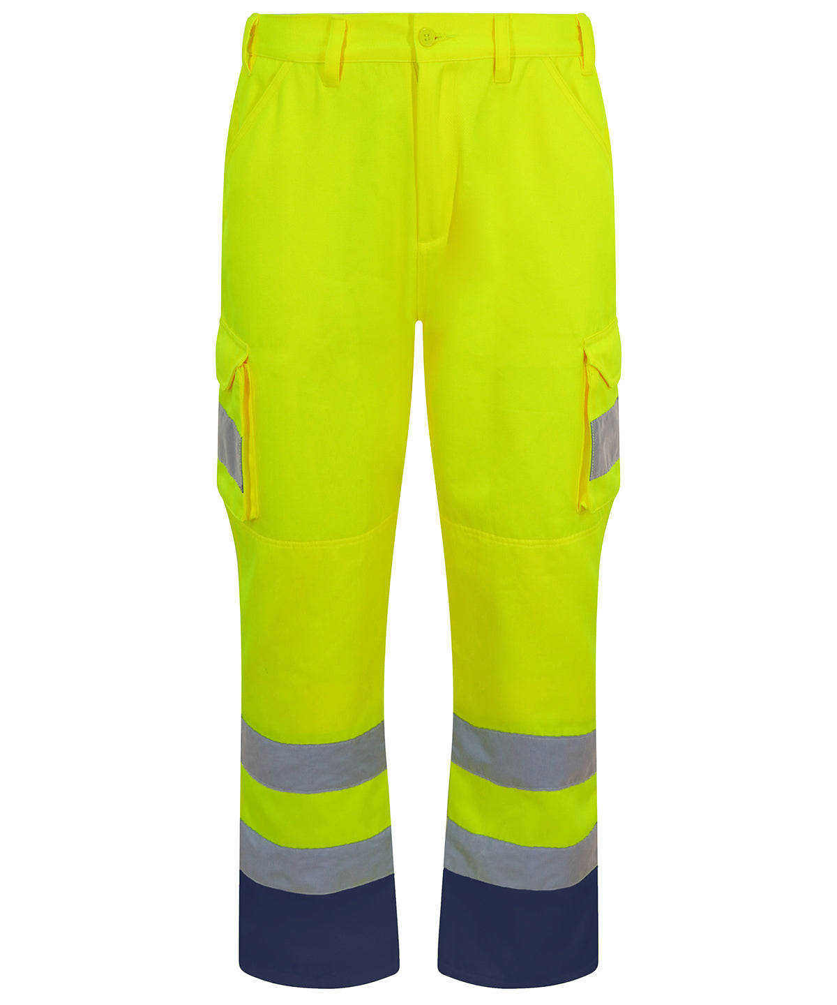Hi-Vis Cargo Trousers - HV Yellow
