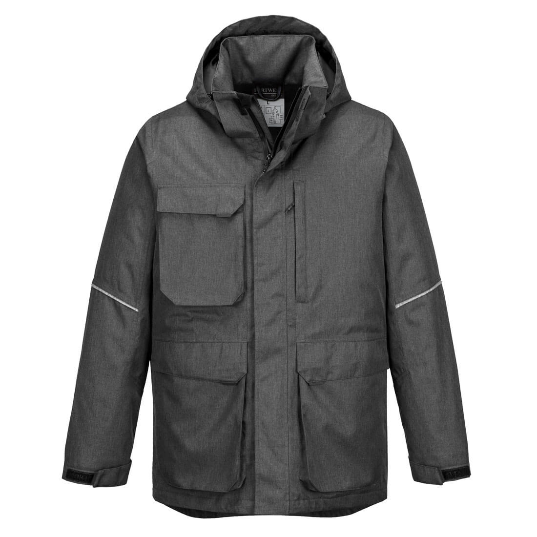 KX3 Parka Jacket - Grey Marl