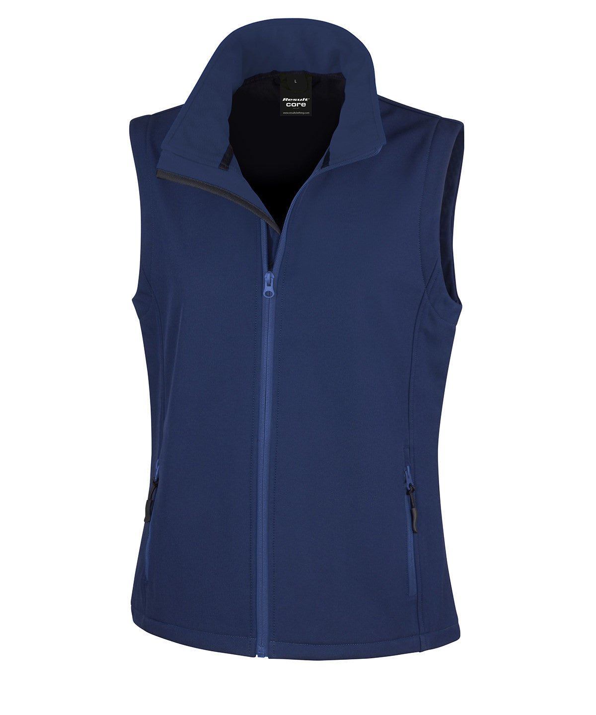 Women's printable softshell bodywarmer - Navy/Navy