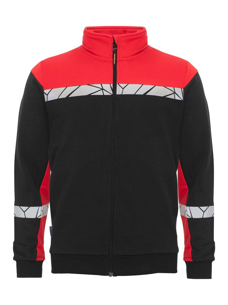 7103 SWEATSHIRT ZIP
7103 SWEATSHIRT ZIP 9910-VIZ - Black/Red