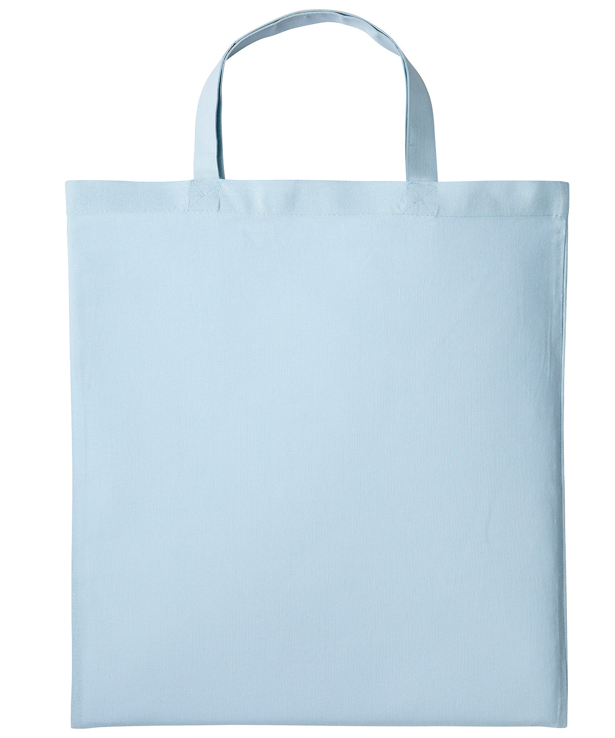 Cotton shopper short handle - Pastel Blue