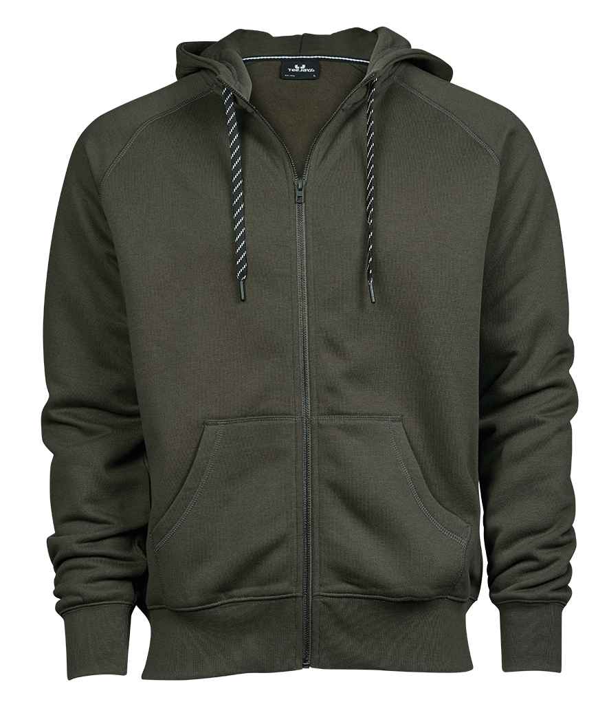 Tee Jays Fashion Zip Hooded Sweatshirt - Deep Green