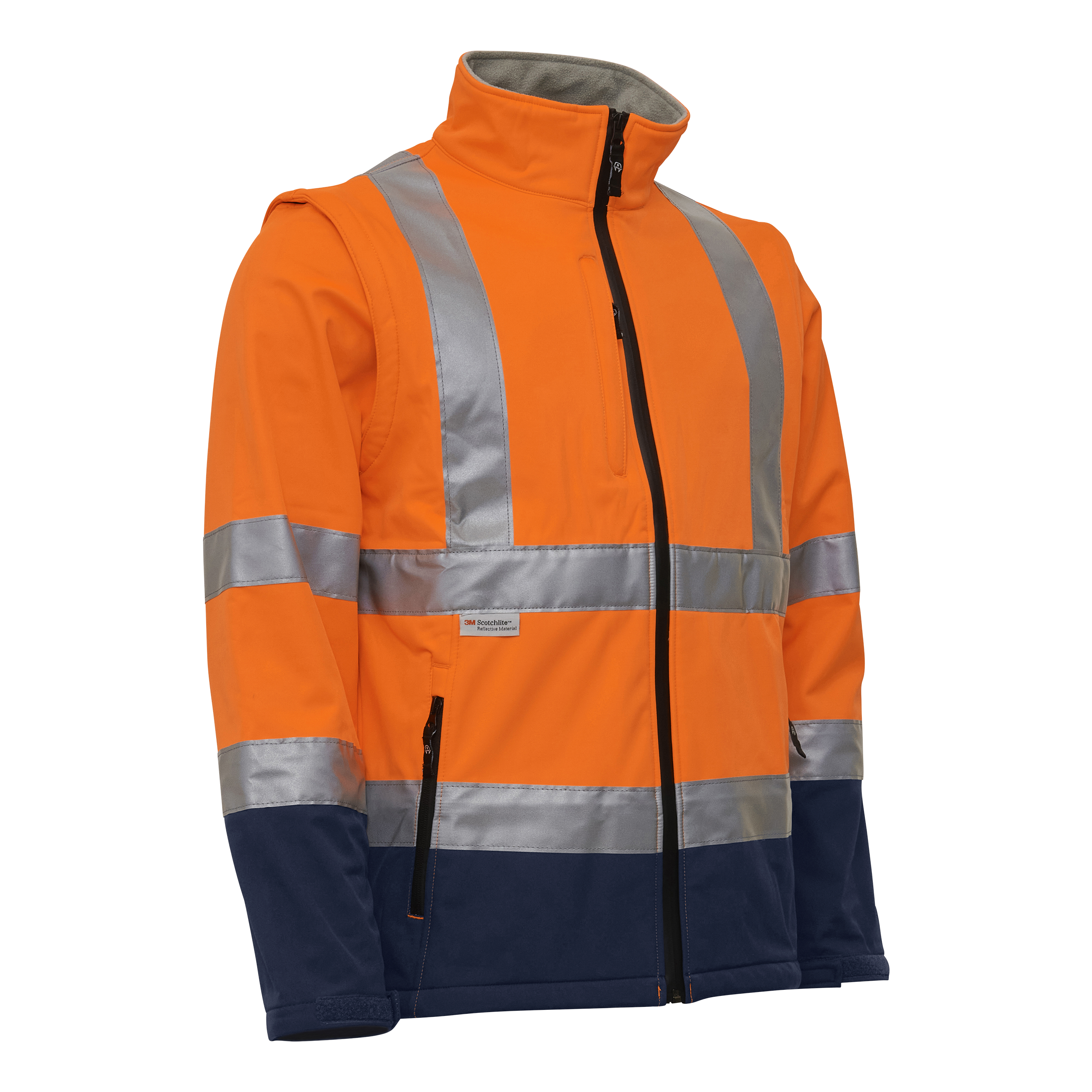 Visible Xtreme Softshell Jacket - Fl.orange/Navy