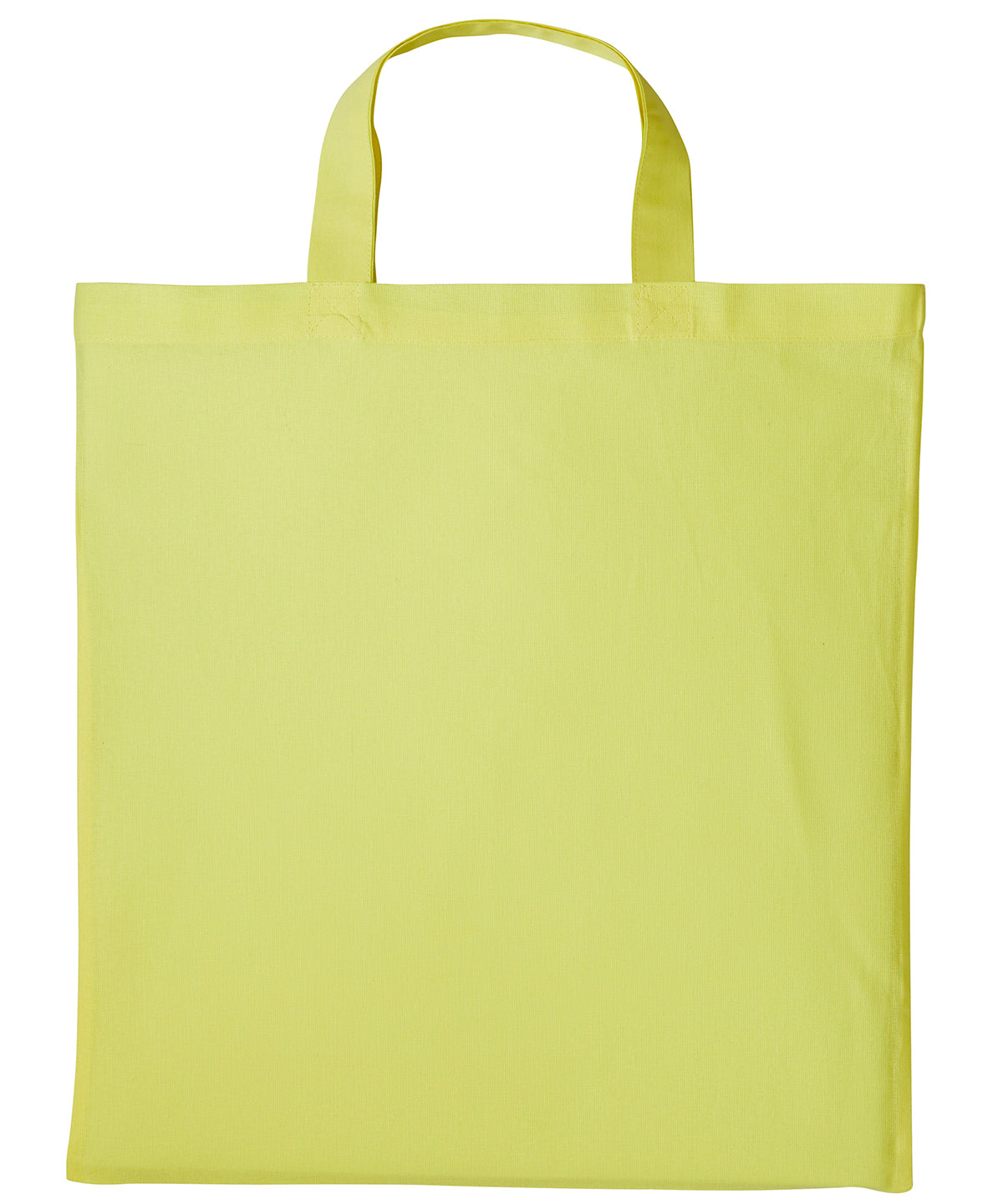 Cotton shopper short handle - Pastel Lemon