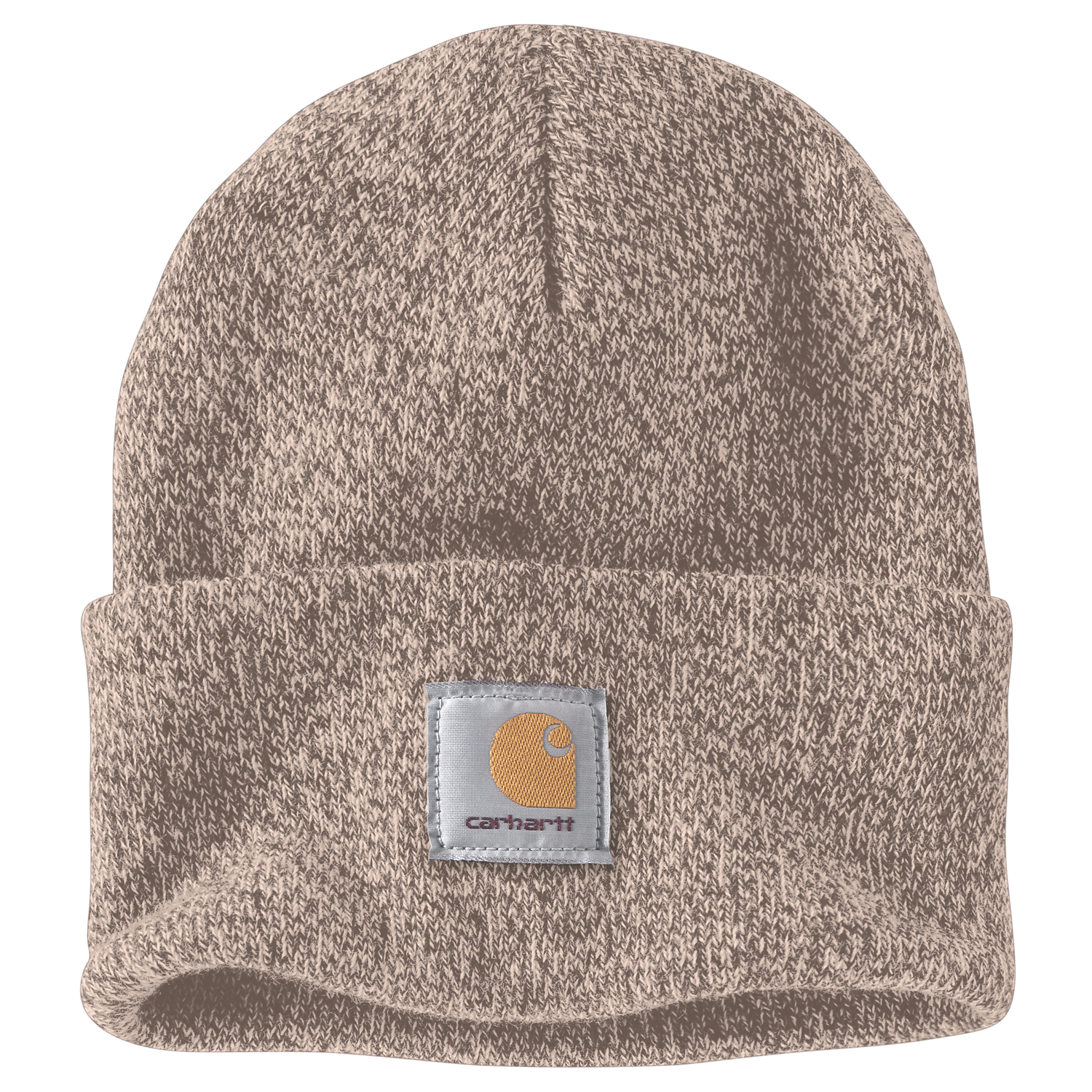 Knit Cuffed Beanie - Sepia/Light Taupe