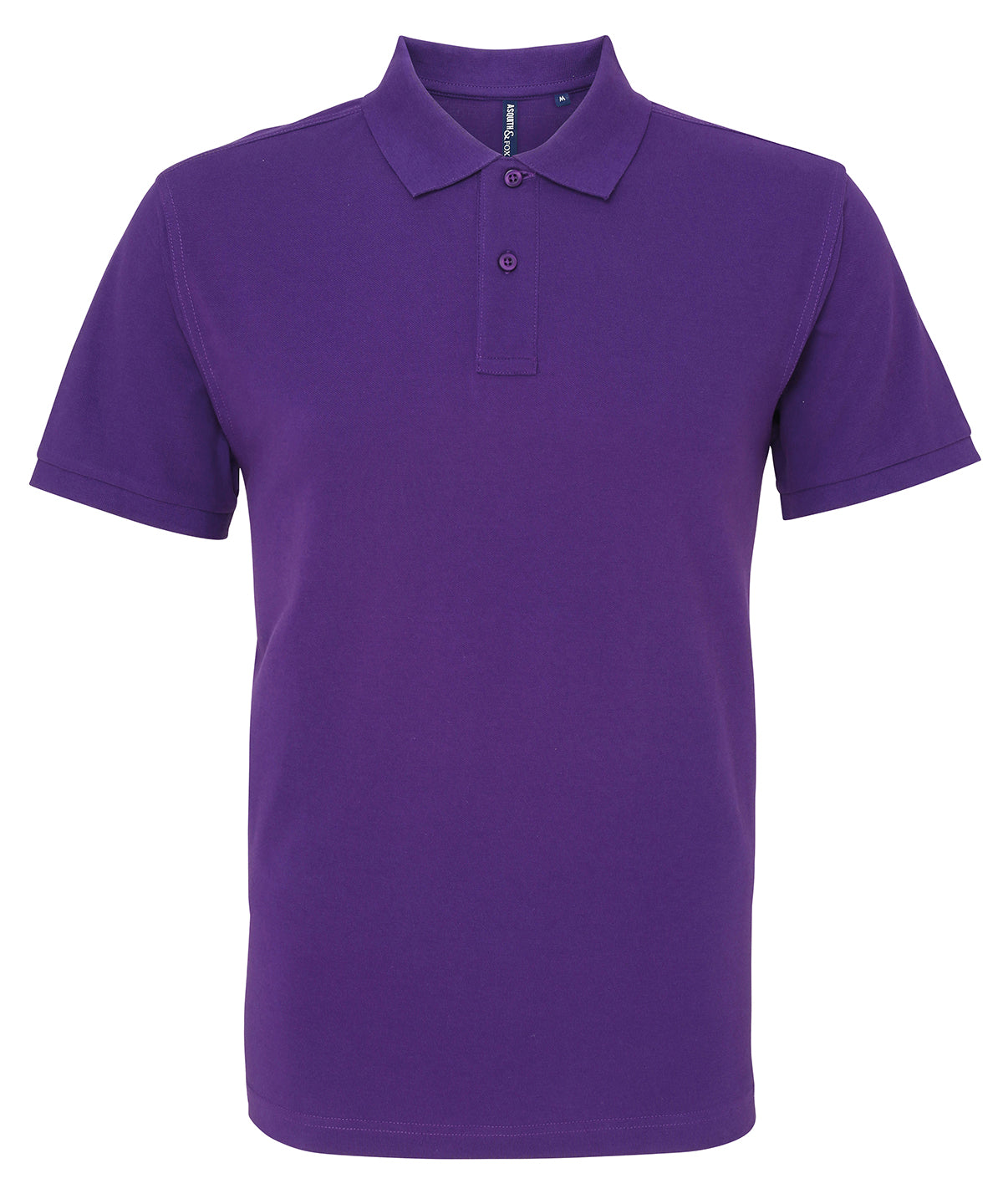 Men's organic polo - Purple