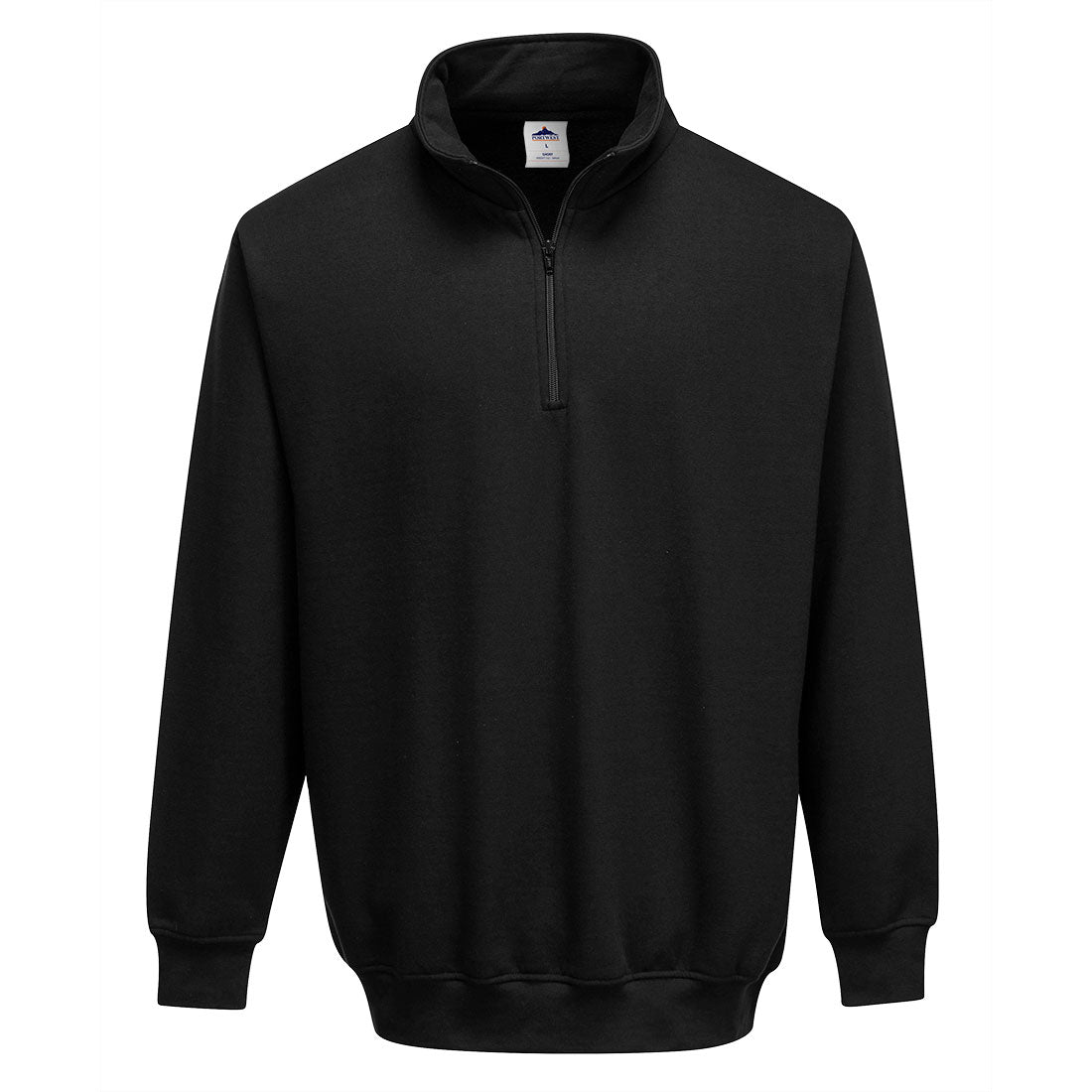 Sorrento 1/4 Zip Neck Sweatshirt - Black
