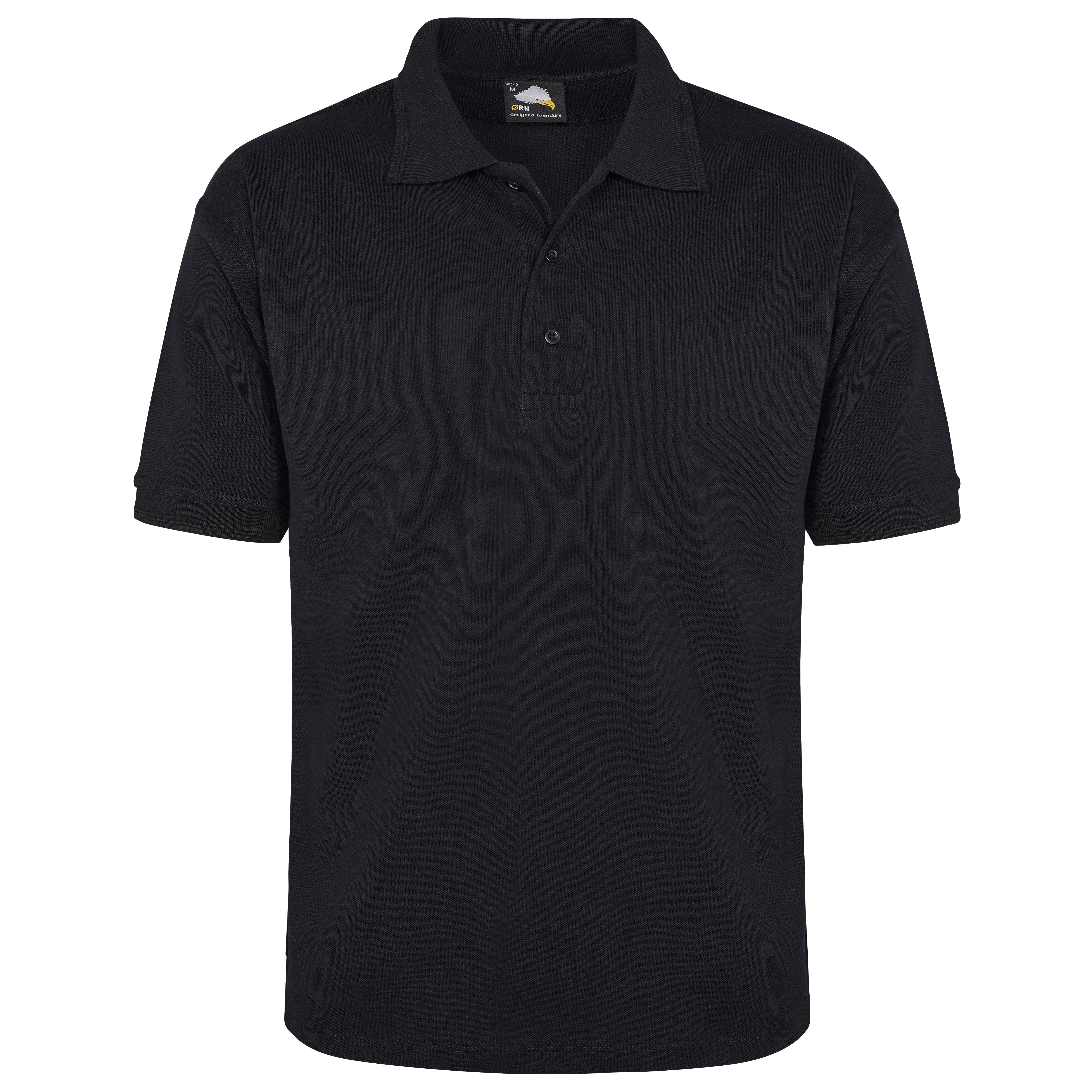 Petrel 100% Cotton Poloshirt - Black