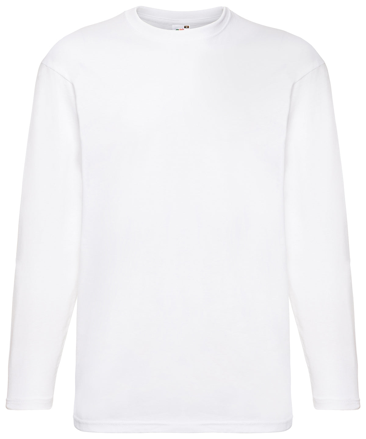 Valueweight long sleeve T - White