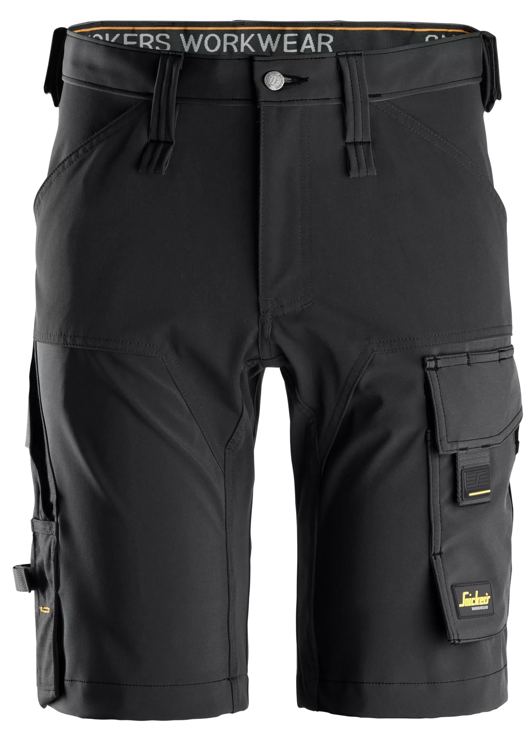 AllroundWork, 4-way Stretch Shorts - Black\Black - 0404
