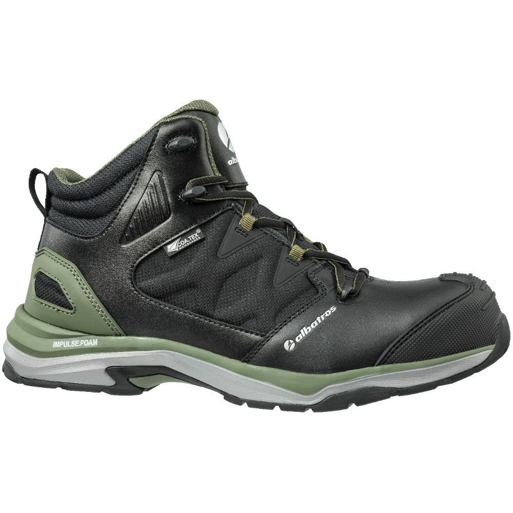 Albatros Mens Ultratrail Olive COA.TEX Mid Safety Boots
