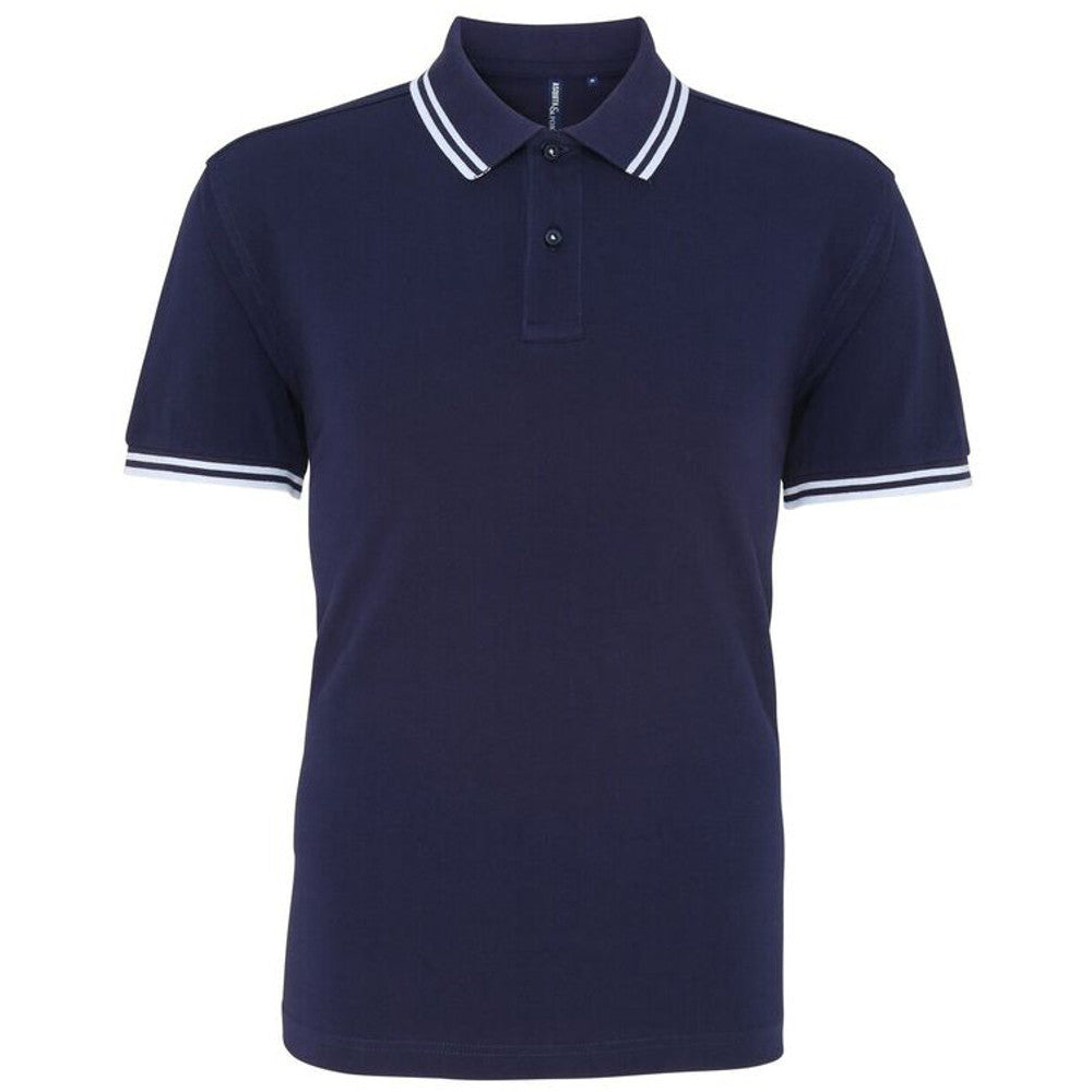Asquith & Fox Mens Classic Fit - Tipped Polo Shirt