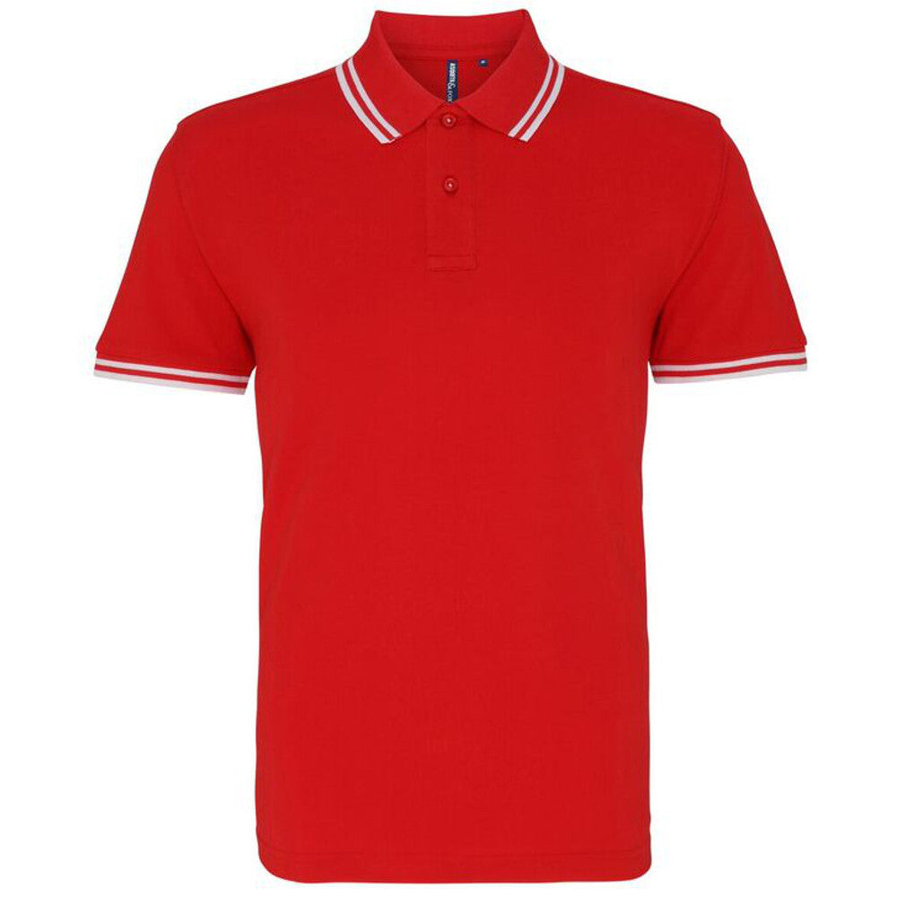 Asquith & Fox Mens Classic Fit - Tipped Polo Shirt