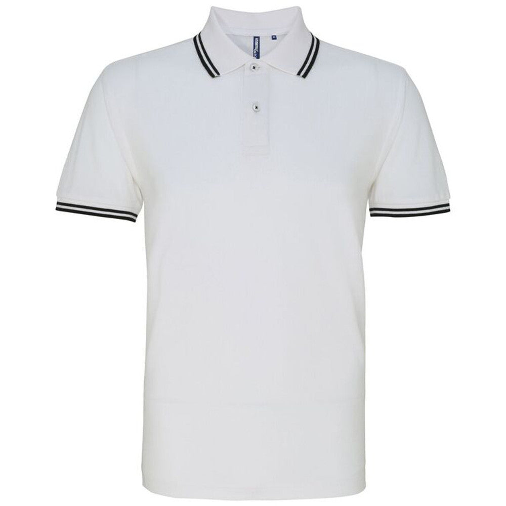 Asquith & Fox Mens Classic Fit - Tipped Polo Shirt