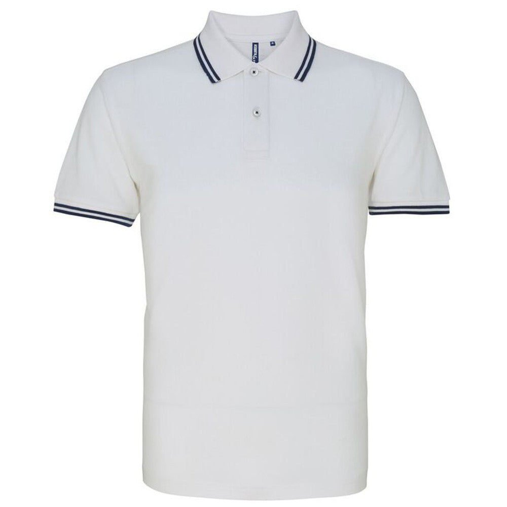 Asquith & Fox Mens Classic Fit - Tipped Polo Shirt