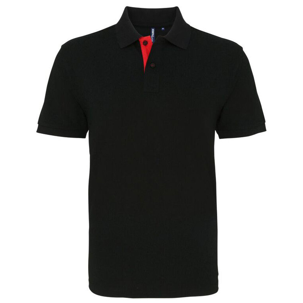Asquith & Fox Mens Classic Fit - Contrast Polo Shirt