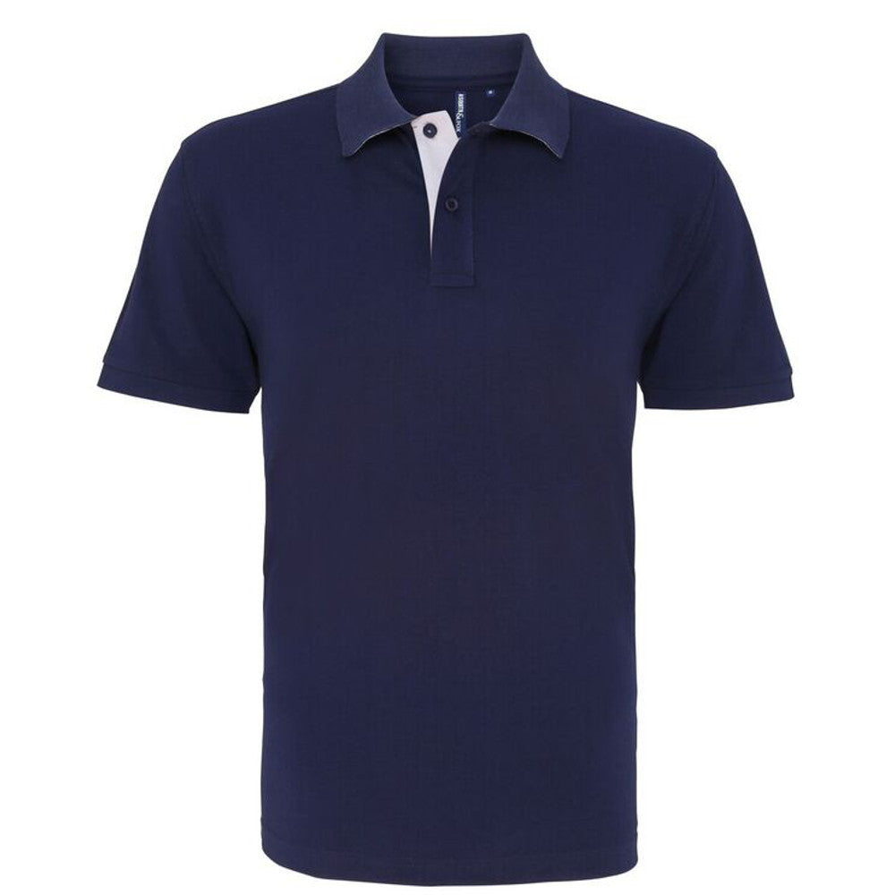 Asquith & Fox Mens Classic Fit - Contrast Polo Shirt