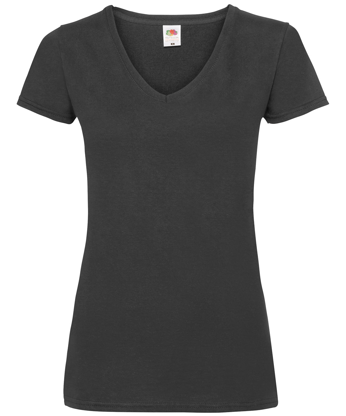 Women's valueweight v-neck T - Black
