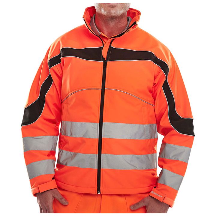 ETON SOFT SHELL JACKET SY - Orange / Black