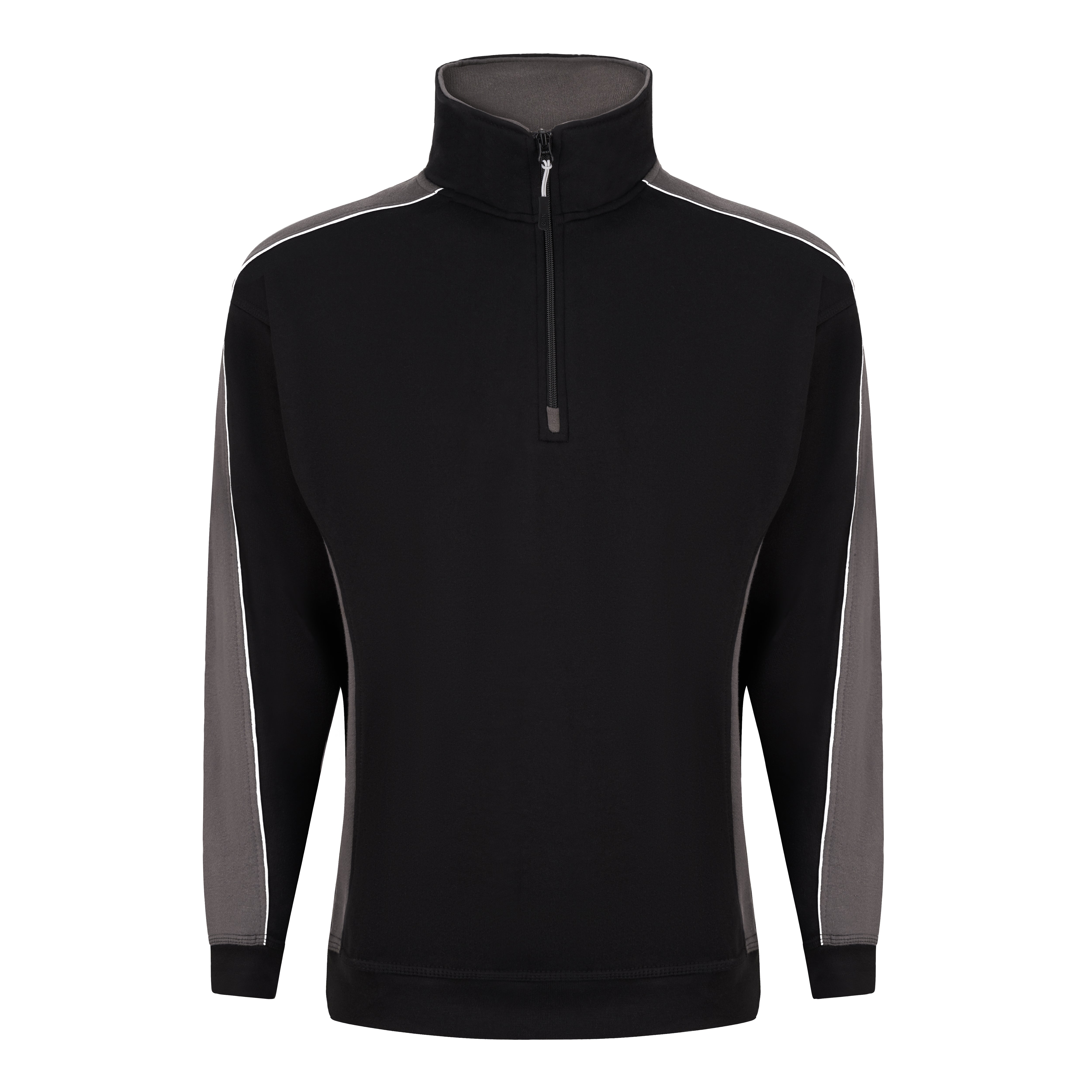 Avocet Quarter Zip Sweatshirt - Black/Graphite