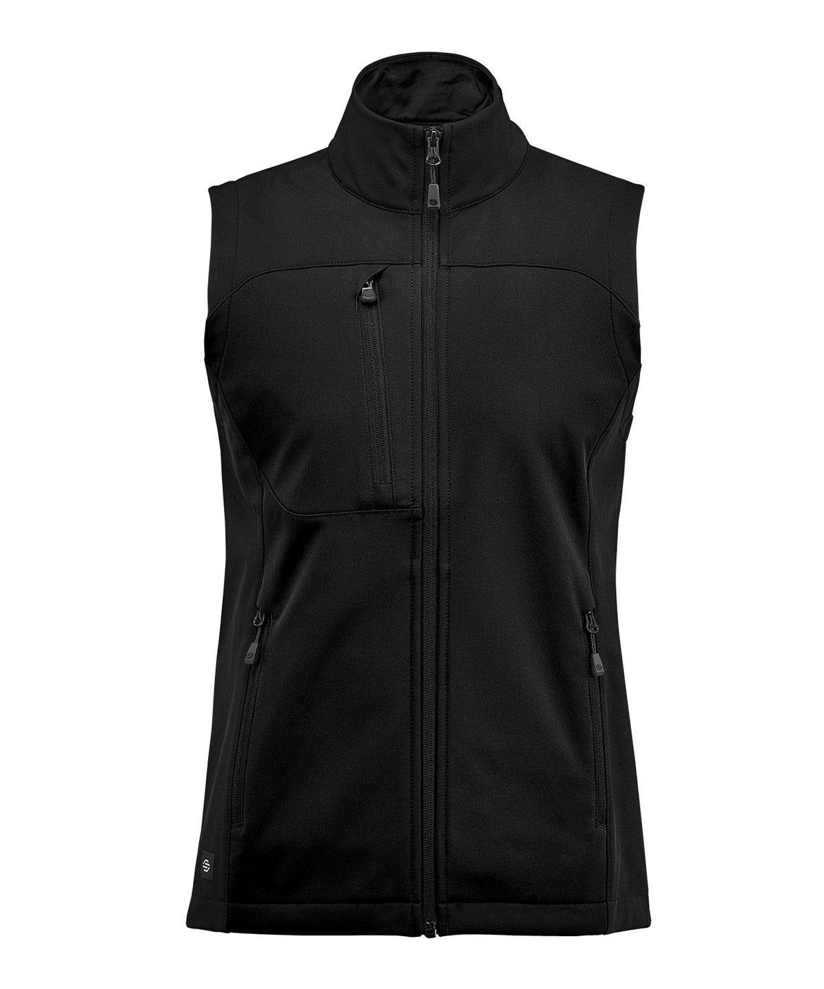 Women’s Cascades softshell vest - Black