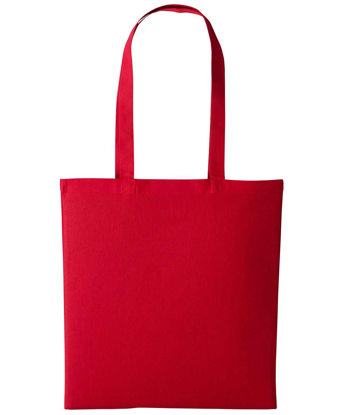 Cotton shopper long handle - Fire Red (Red)