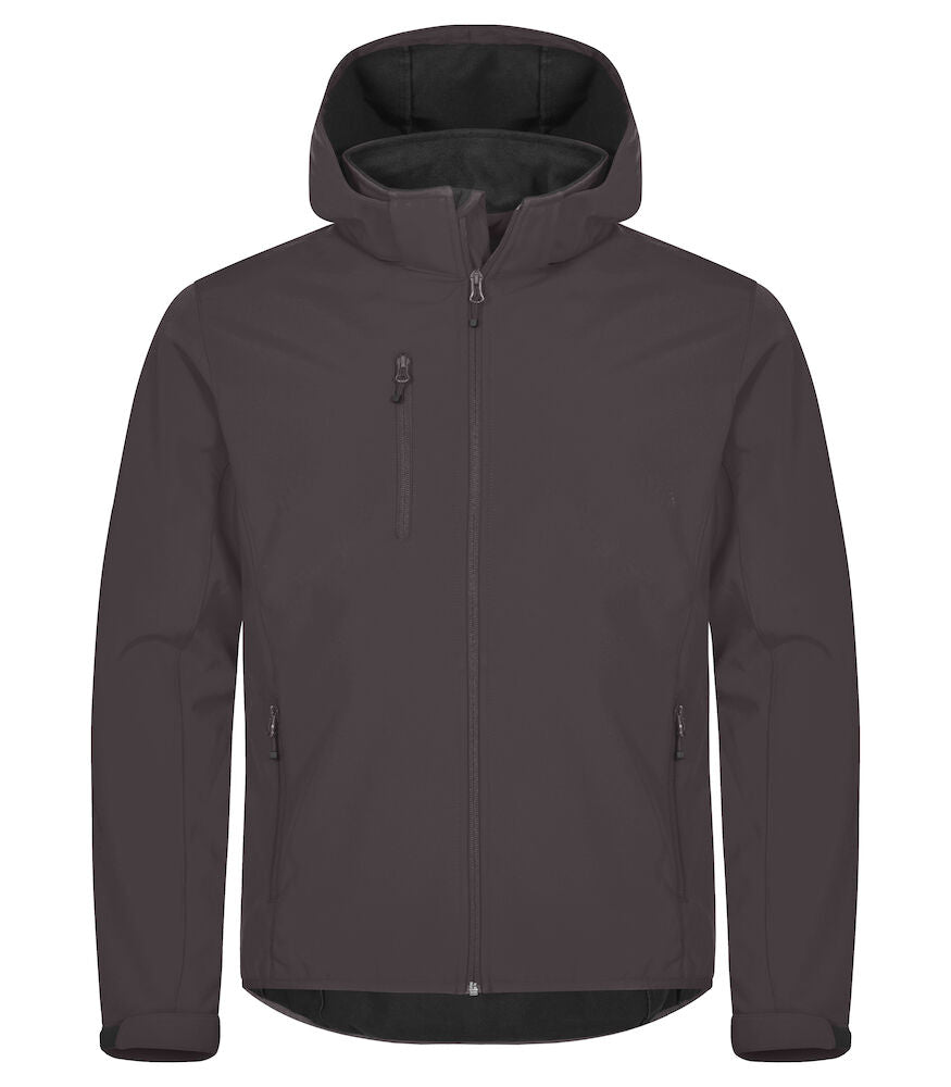 Classic Softshell Hoodie - Dark Grey