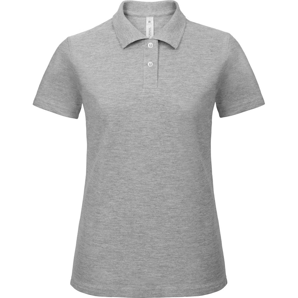 B&C Collection Ladies Id.001 Short Sleeve Polo Shirt Wine