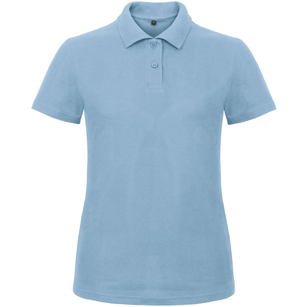 B&C Collection Ladies Id.001 Short Sleeve Polo Shirt Wine