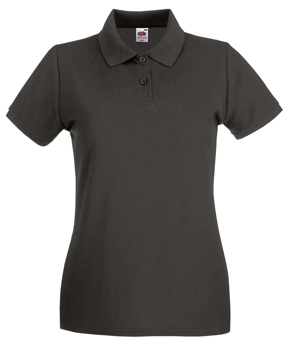 Women's premium polo - Light Graphite