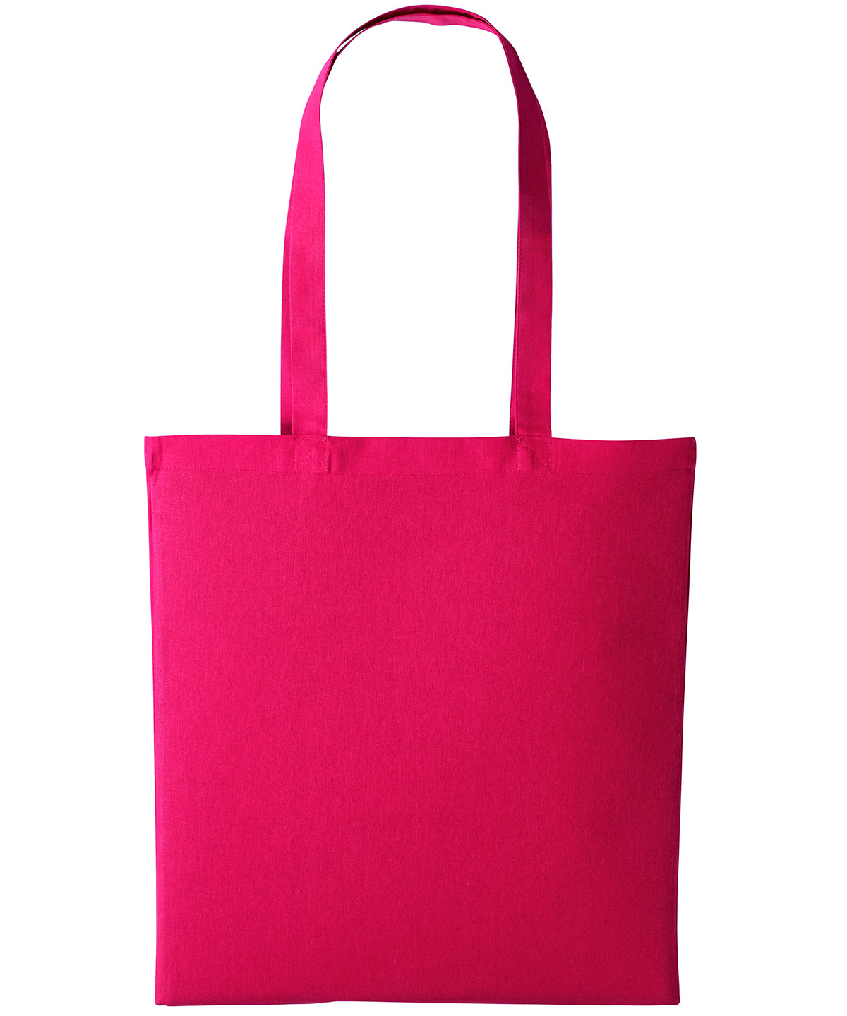 Cotton shopper long handle - Hot Pink