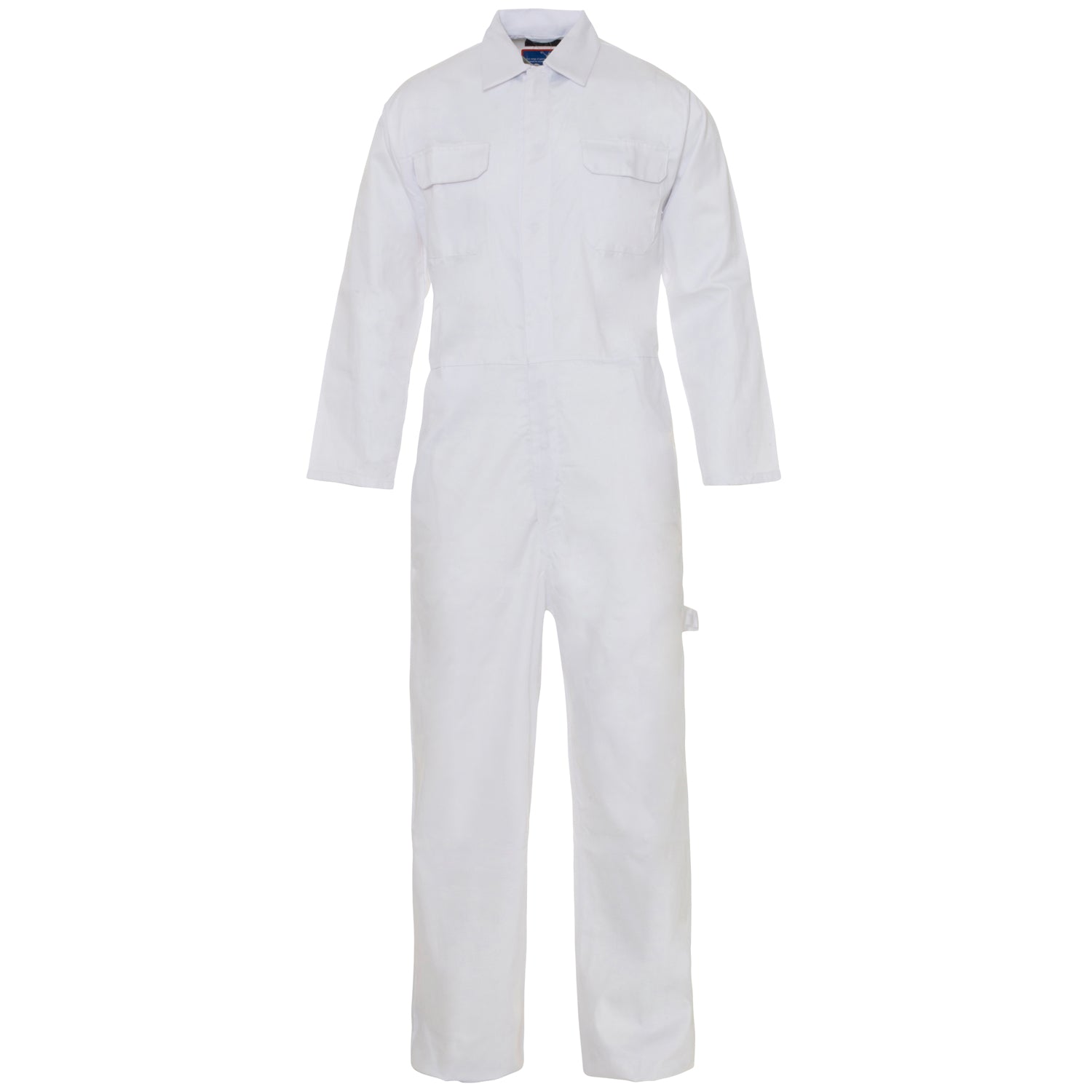 Poly Cotton Coverall Red 210gms- S - White