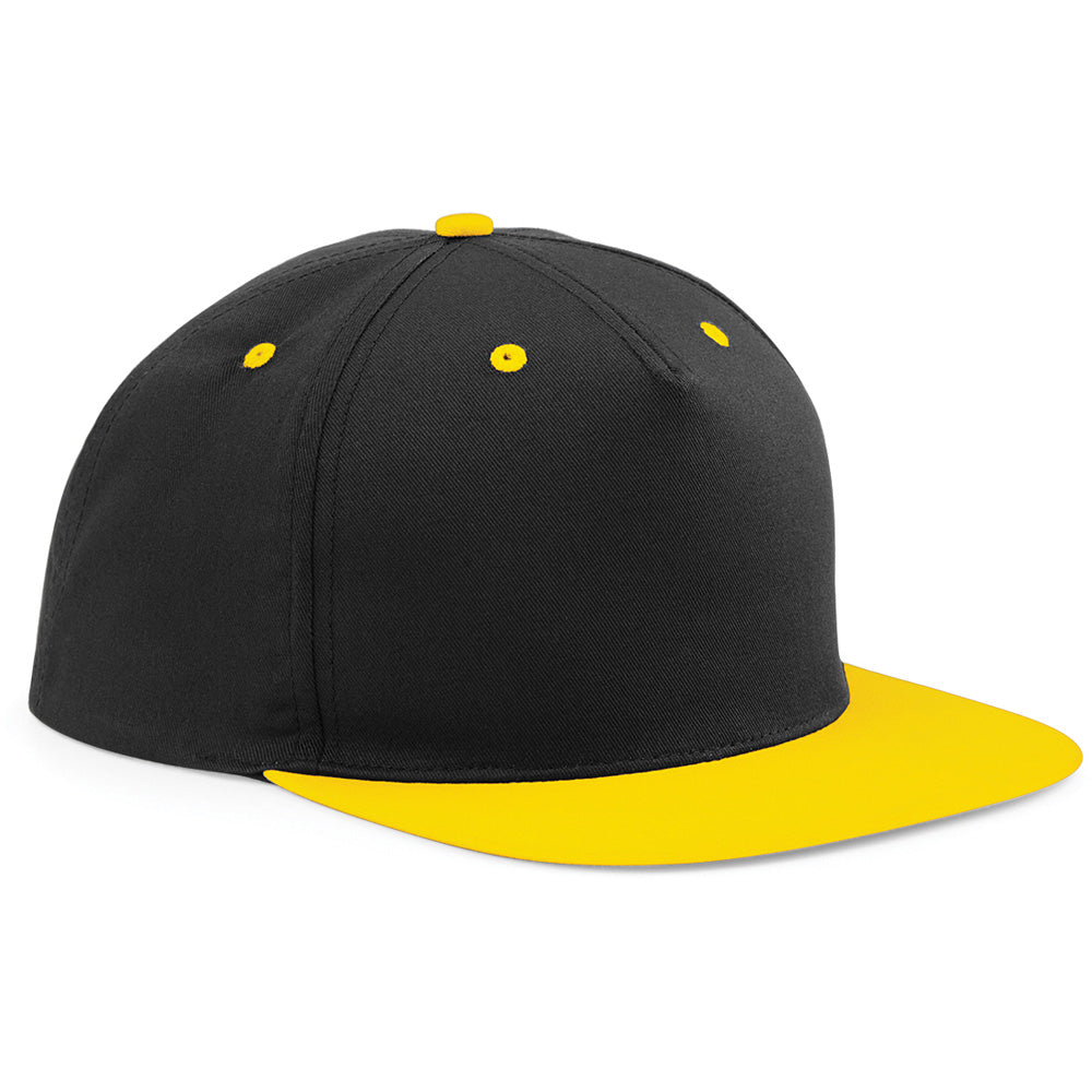 Beechfield Unisex 5 Panel Contrast Snapback Baseball Cap
